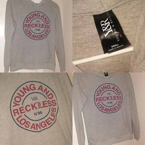Young & Reckless Tops - 💗2/$12 Young and Reckless hoody